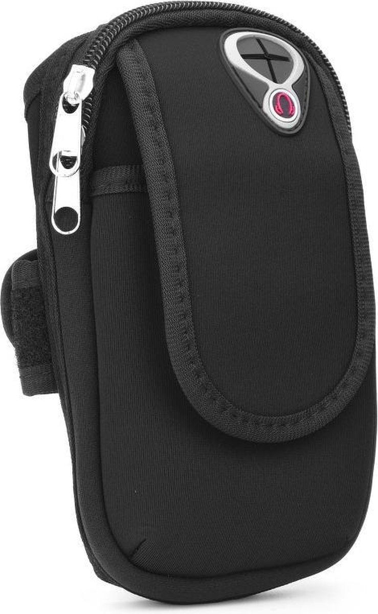 Comfortabele Sport-Fitness Armband voor Smartphone max 5.5 inch - Zwart