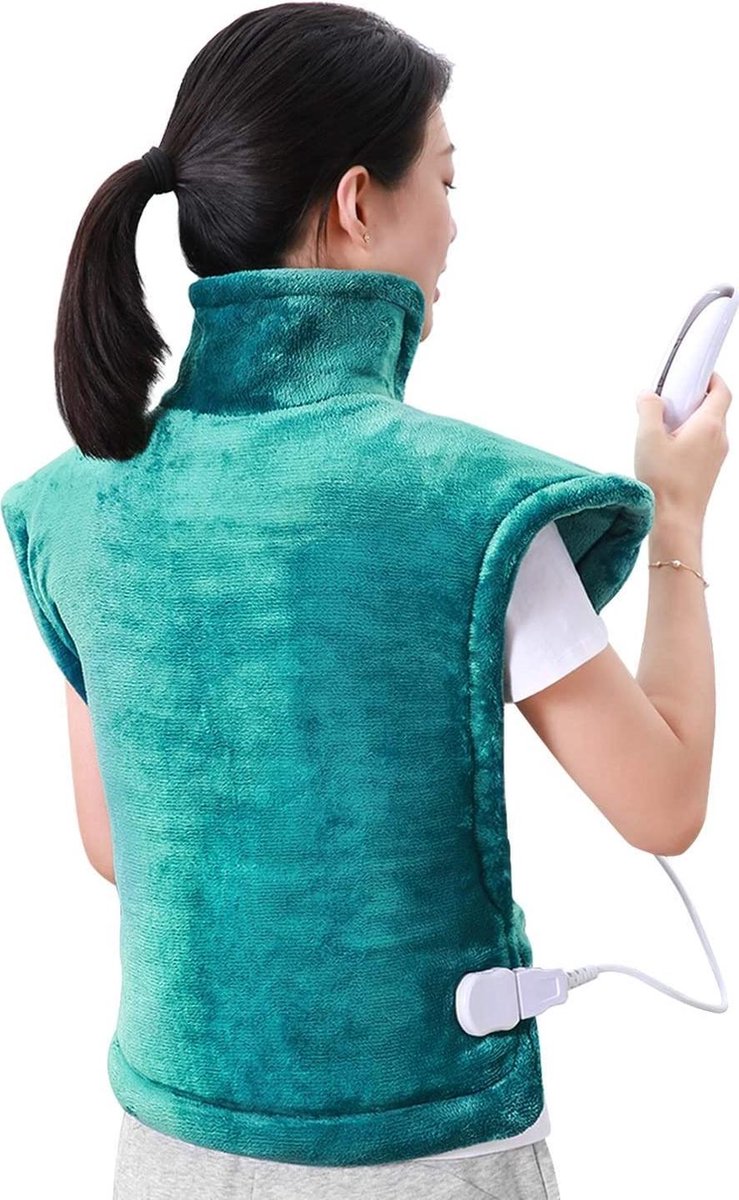 Lifeproducts  Elektrisch Warmtekussen - Instelbare Warmte - Elektrisch Deken - Elektrische Warmte mat - Verwarmd Nek
