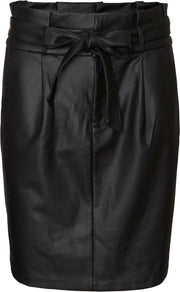 Vero Moda VMEVA HR PAPERBAG COATED SKIRT GA Dames Rok - Maat S