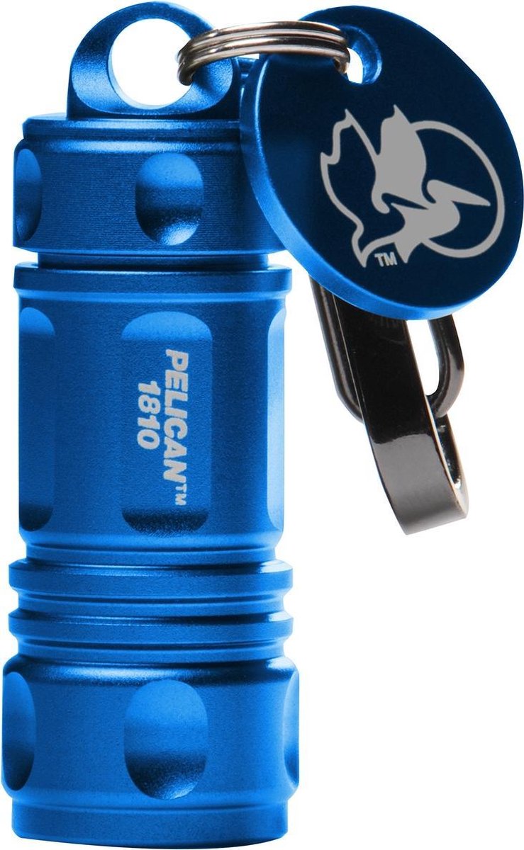 Peli 1810 sleutelhanger zaklamp blauw