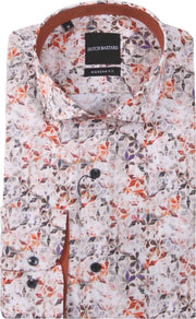 Dutch Bastard Lange mouw Overhemd - 69102-505 Rood (Maat: XL)