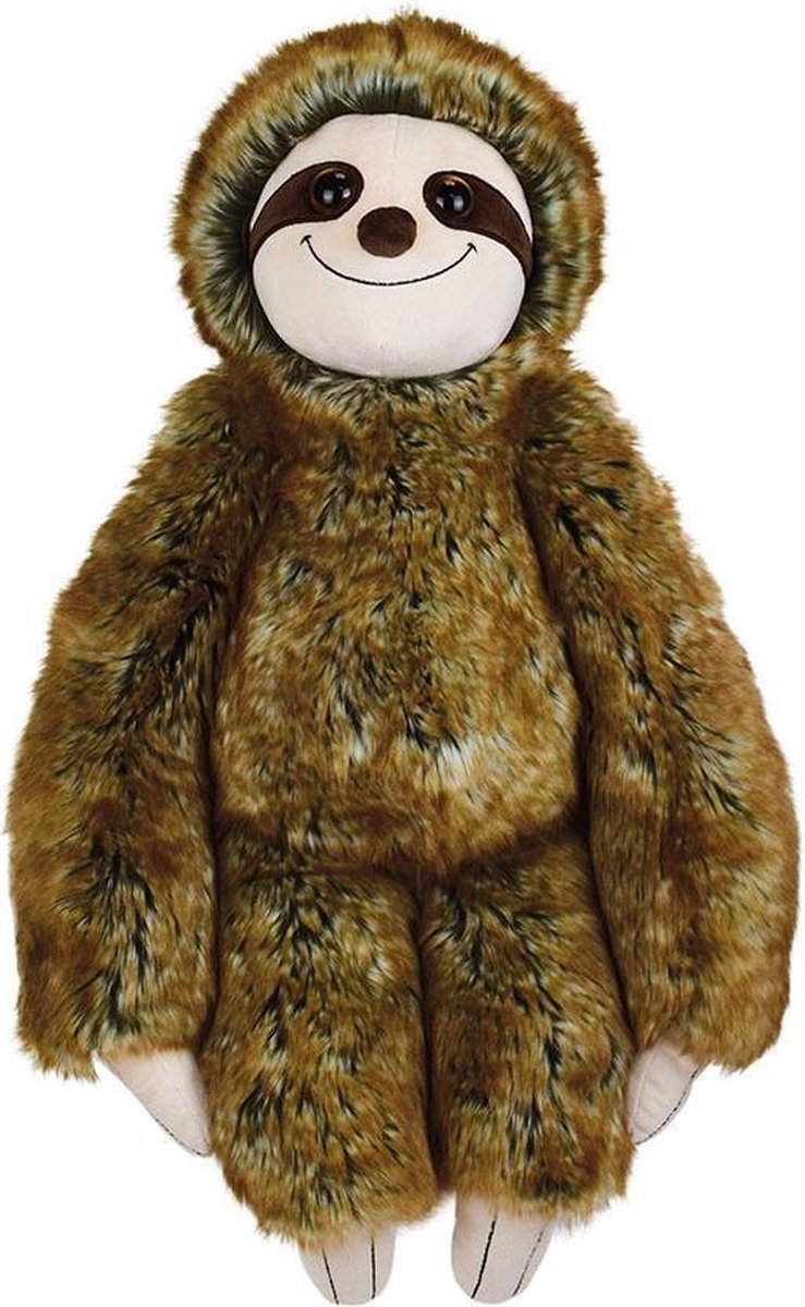 Jemini Knuffel Toodoo Luiaard Pluche Junior 60 Cm Bruin