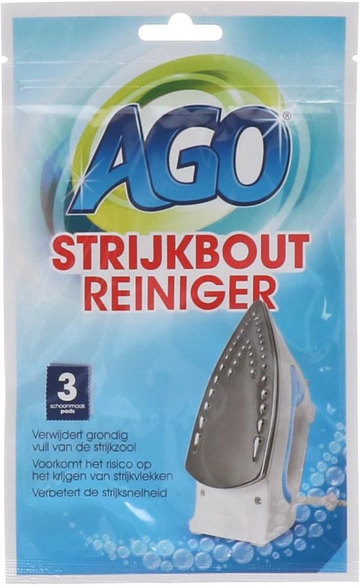 Strijkbout reiniger 3 stuks - reinigt uw strijkijzer - verwijdert bruine aanslag van uw strijkbout