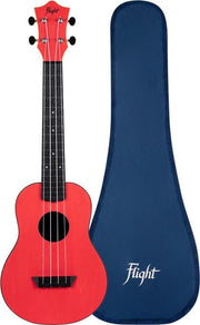Flight Concert Ukelele - Travel Series - Rood