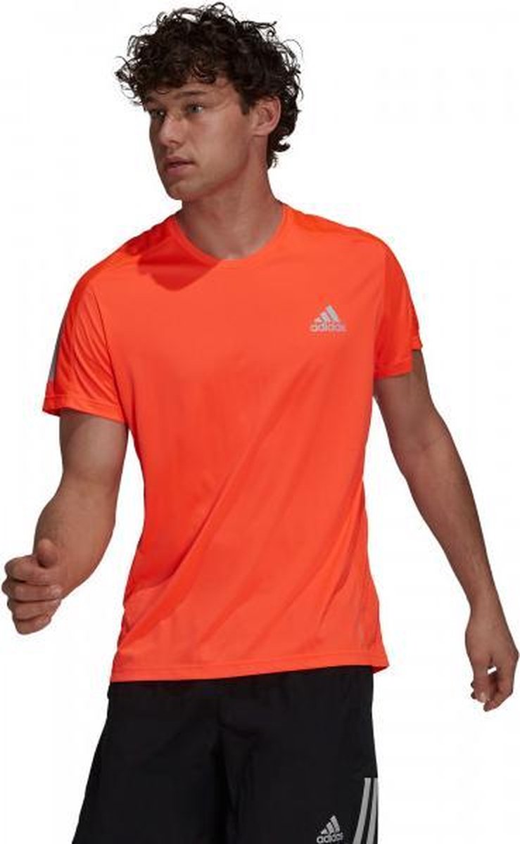 adidas Own The Run Shirt Heren - rood - maat S