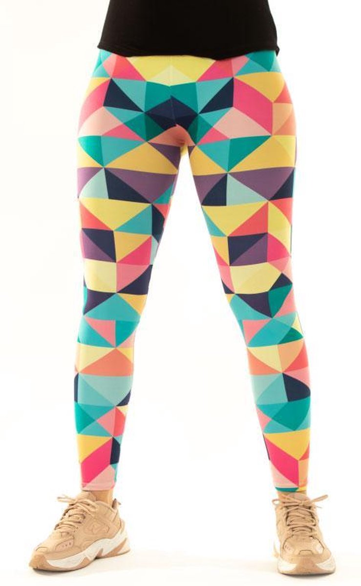 Legging van Festivalleggings - 2 Benen 3 Hoeken - Maat M - Comfortabel - Ademend - Zachte Stof