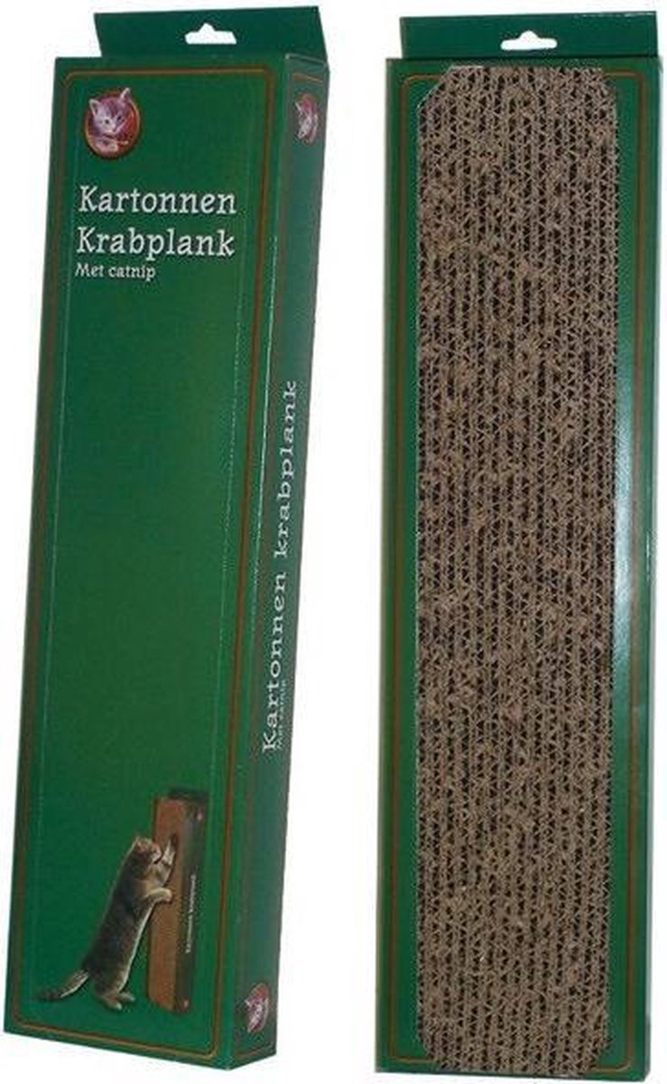 Krabplank Karton Met Catnip
