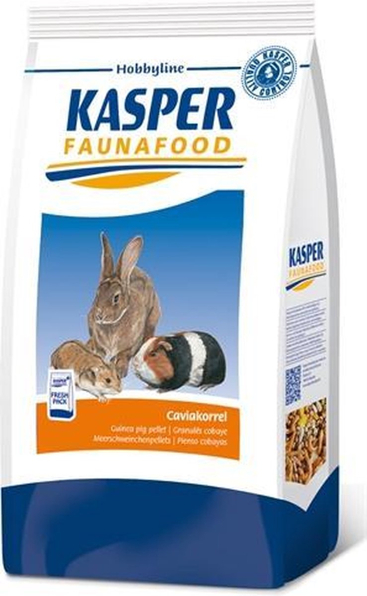 Kasper faunafood hobbyline caviakorrel - 4 kg - 1 stuks
