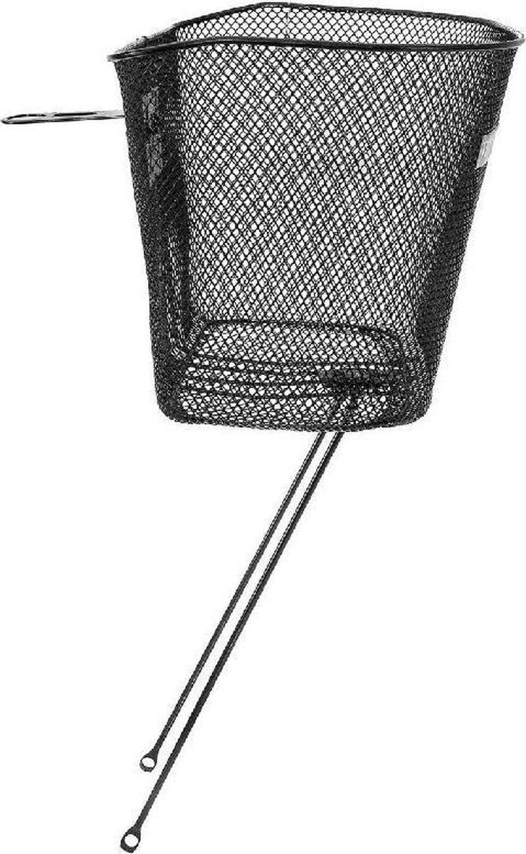 m-wave stalen fietsmand 26/28 vaste montage voor 1 inch 25.4mm