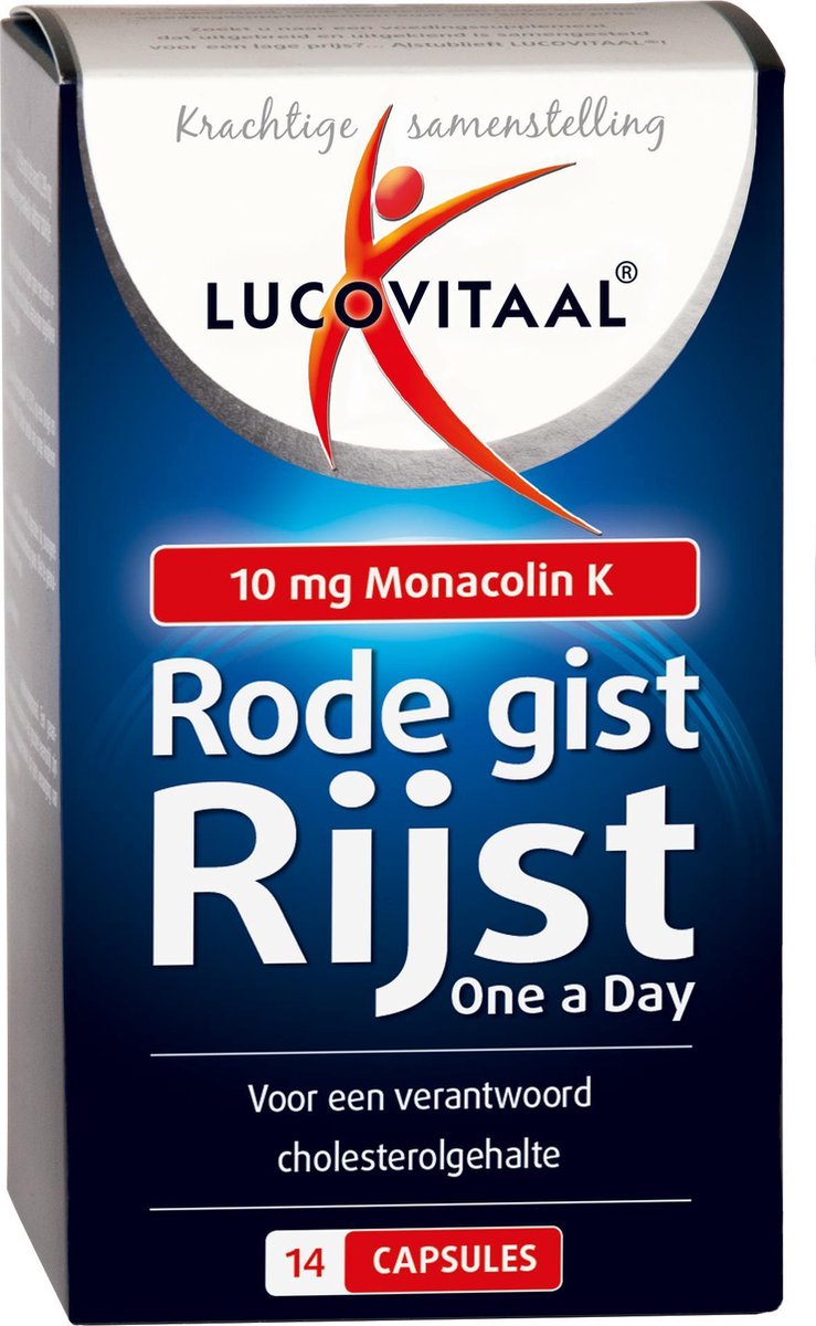 Lucovitaal rode gist rijst Supplement - 14 capsules