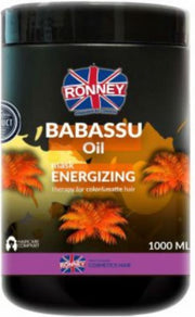 Ronney Professional Mask Babassu Oil Energizing Therapy For Color And Matte Hair 1000 ml
