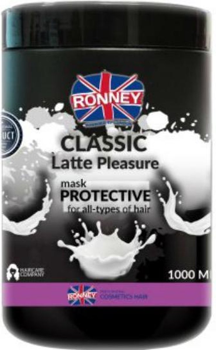 Ronney - Classic Latte Professional Mask Pleasure Protective Mask For All Hair Types 1000Ml