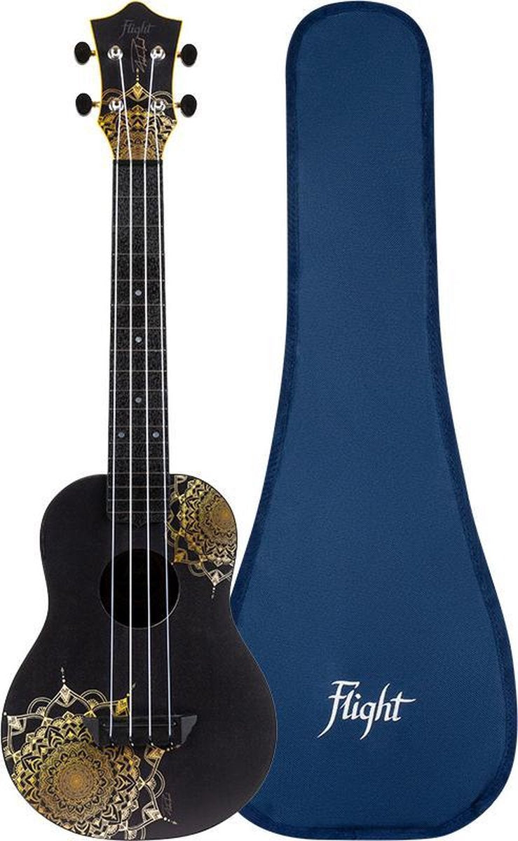 Flight Concert Ukelele - Travel Series - GOLD MANDALA