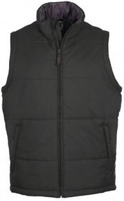 SOLS Warm Unisex Gewatteerd Bodywarmer Jasje (Houtskool)