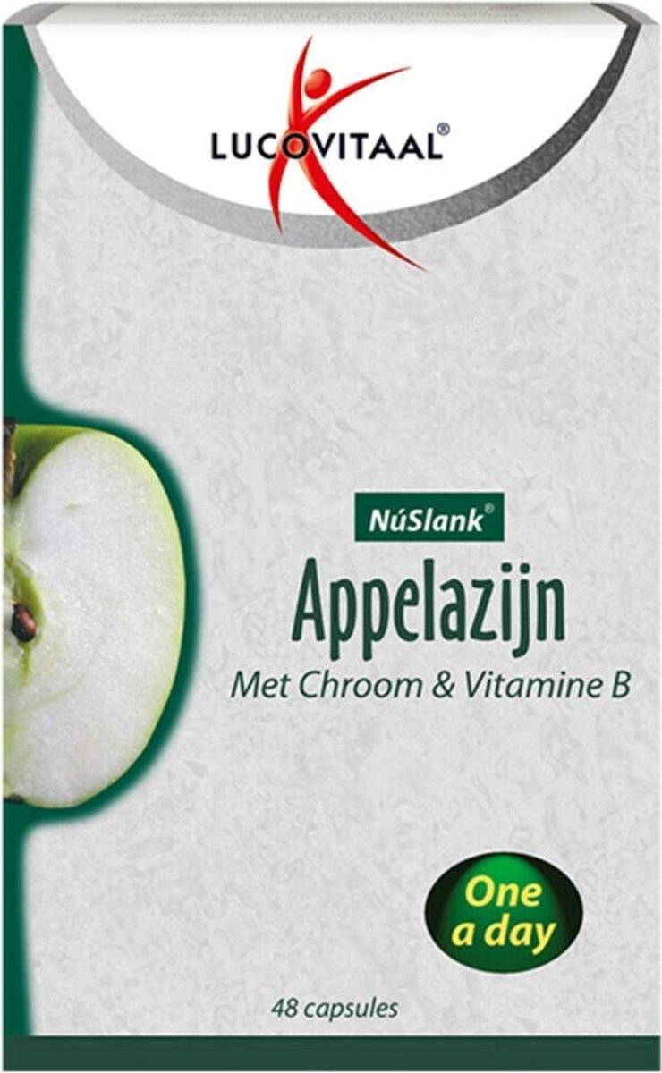 3x Lucovitaal Appel En Chroom 48 capsules