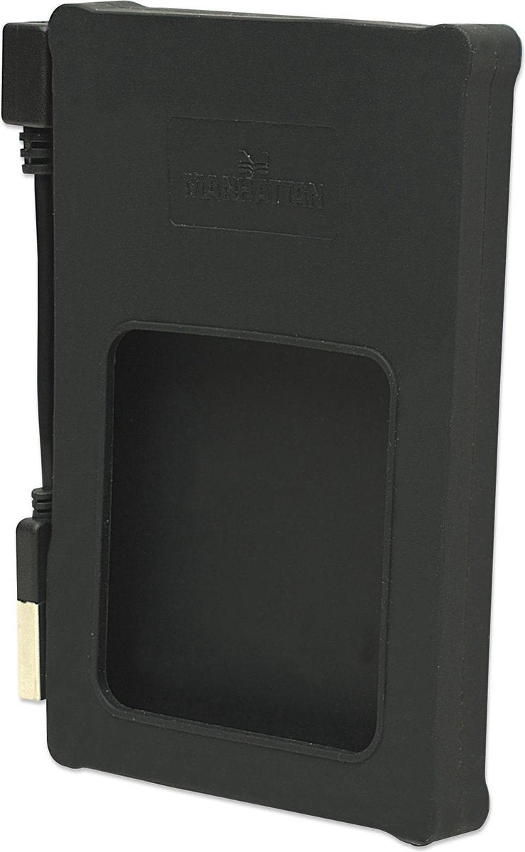 Manhattan 130103 behuizing voor opslagstations 2.5'' HDD-behuizing Zwart