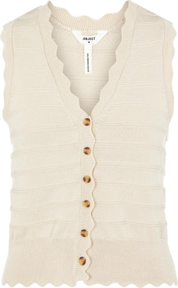 OBJECT Objsava Knit Tank Dames Blouse  - Maat S