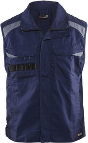 Blåkläder 3164-1800 Werkvest Industrie Ongevoerd Marineblauw/Grijs maat M