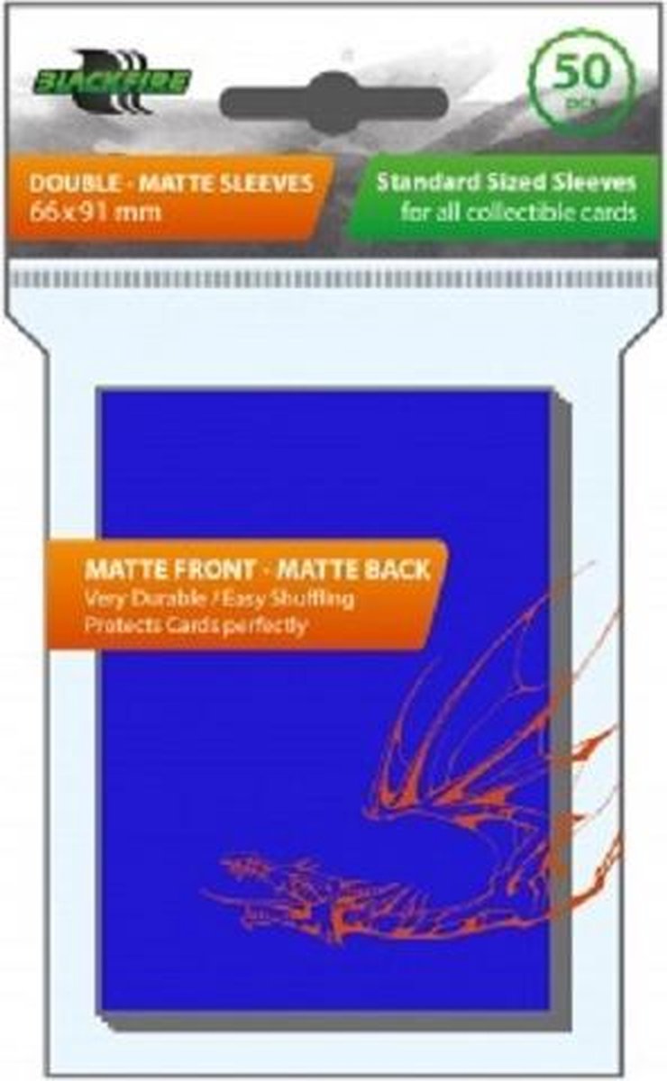 sleeves blauw 66x91mm