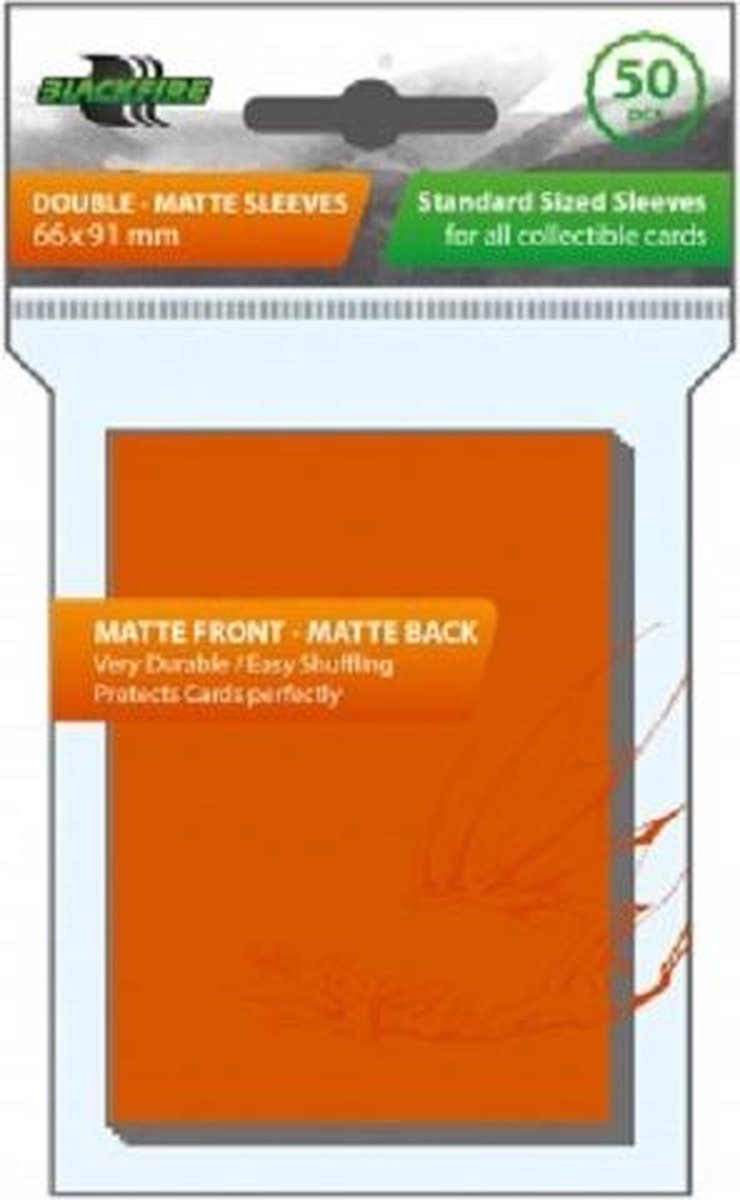 sleeves oranje 66x91mm