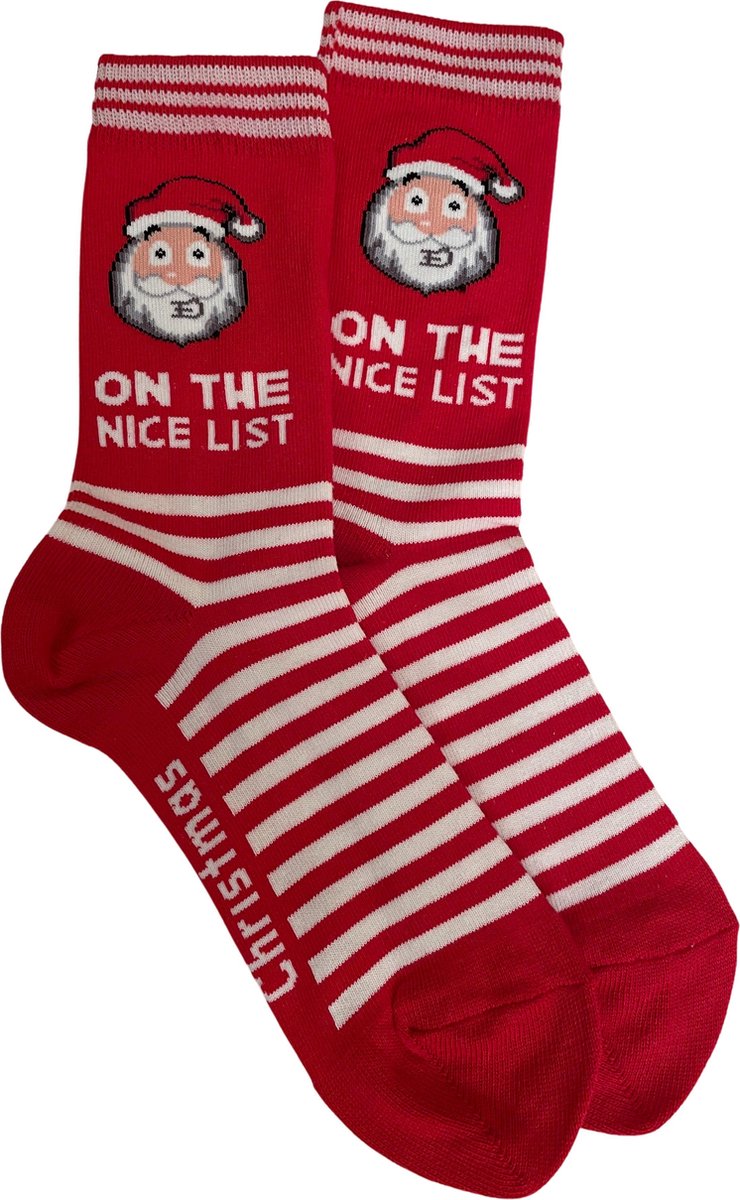 Hoogwaardige Happysocks Set | Happy Socks | One Size / Unisex | Rood / Wit