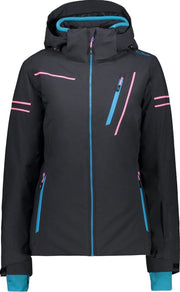CMP Wintersportjas - Maat 40  - Vrouwen - zwart/blauw/roze