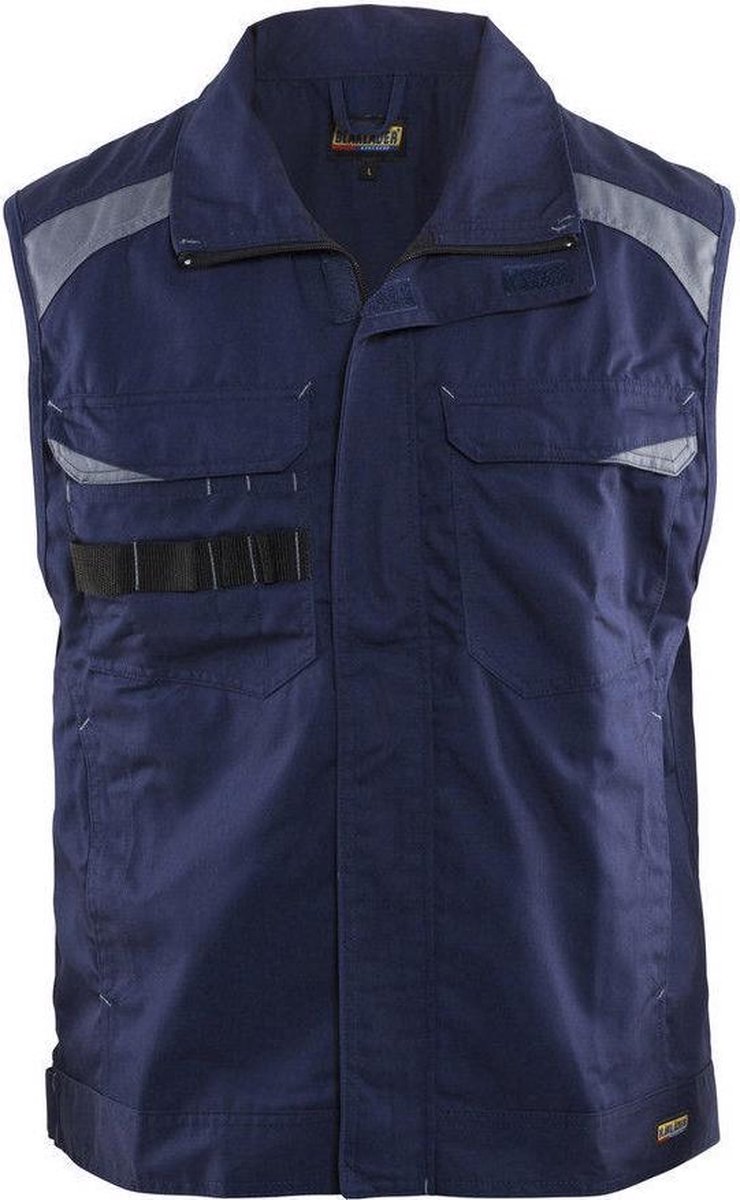 Blåkläder 3164-1800 Werkvest Industrie Ongevoerd Marineblauw/Grijs maat L