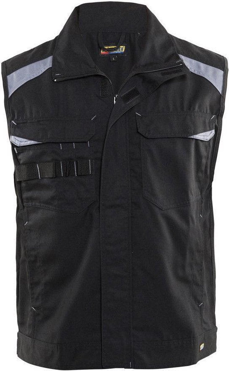 Blåkläder 3164-1800 Werkvest Industrie Ongevoerd Zwart/Grijs maat XL