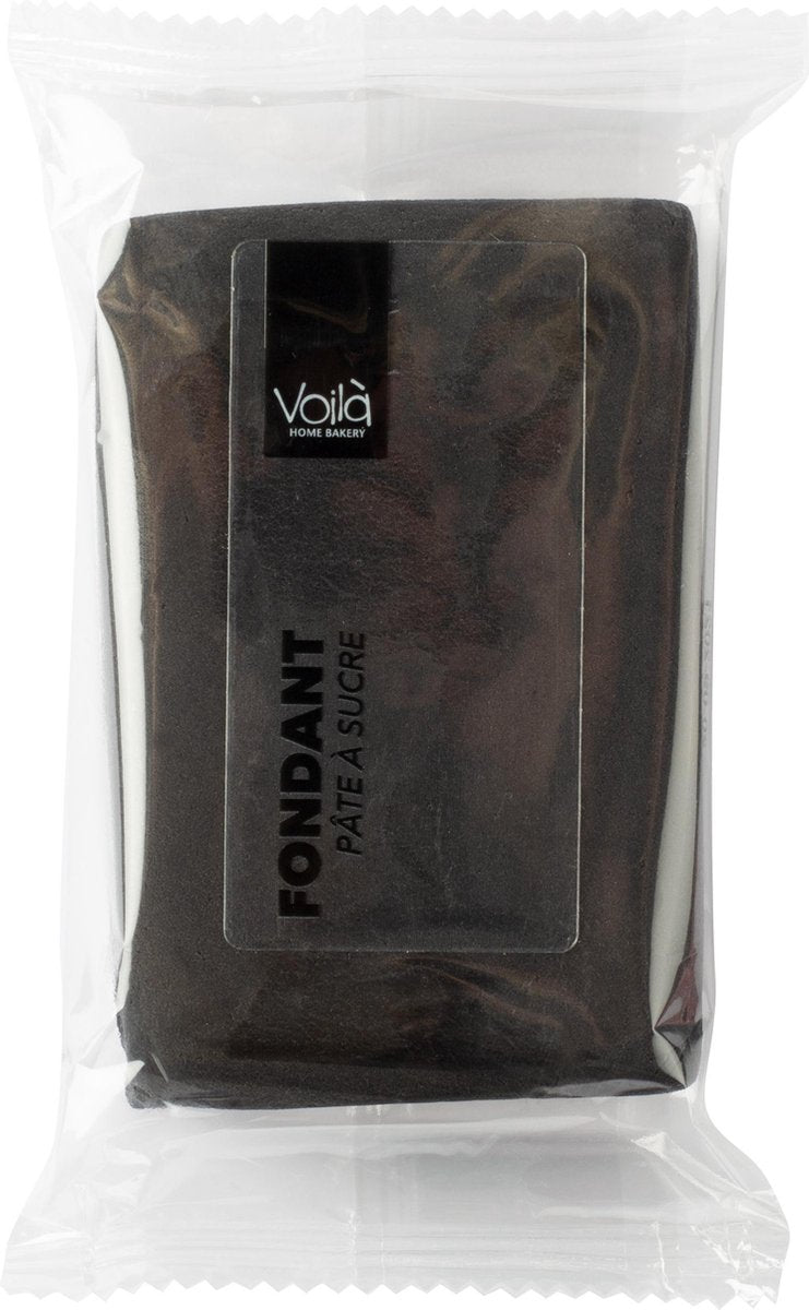 Voila Home Bakery | Rolfondant | Zwart - 150 gram pakje