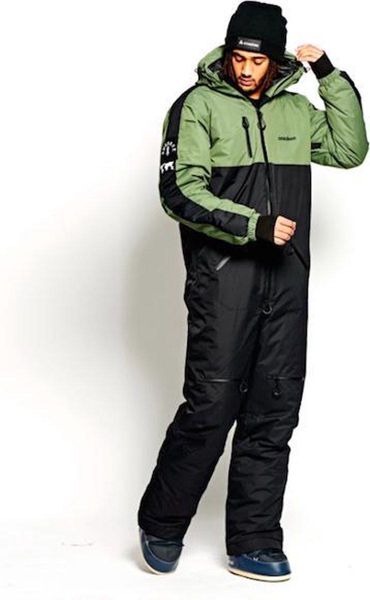 Oneskee skipak heren groen/zwart XL