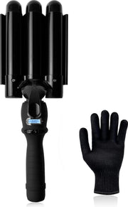 VAIVE Professionele Golvenkrultang 25mm - Signature Curls Edition - Wafeltang - Krultang  -Beach Waves