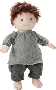 Byastrup Knuffelpop Victor Junior 42 Cm Polykatoen Groen/grijs