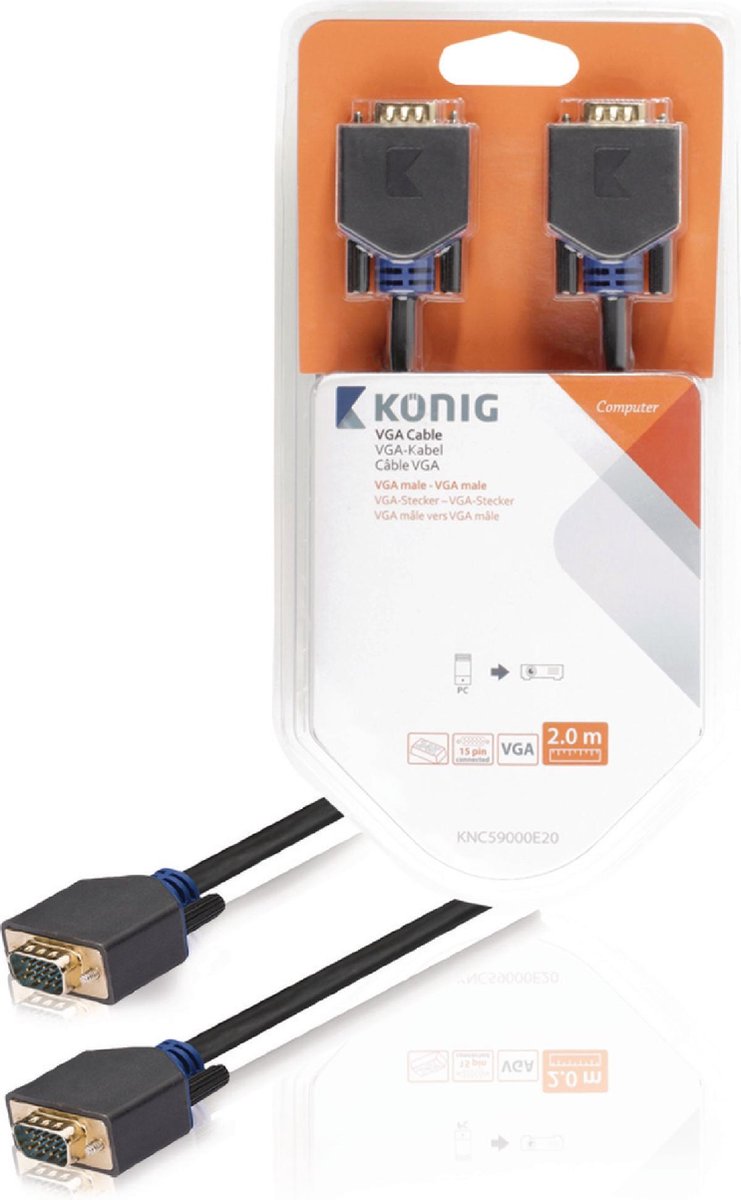 Konig - VGA (D-Sub)VGA (D-Sub) - 2 m