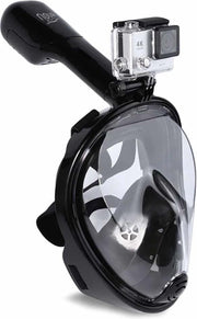 Duikmasker Full Face Black Duikbril Zwart L / XL