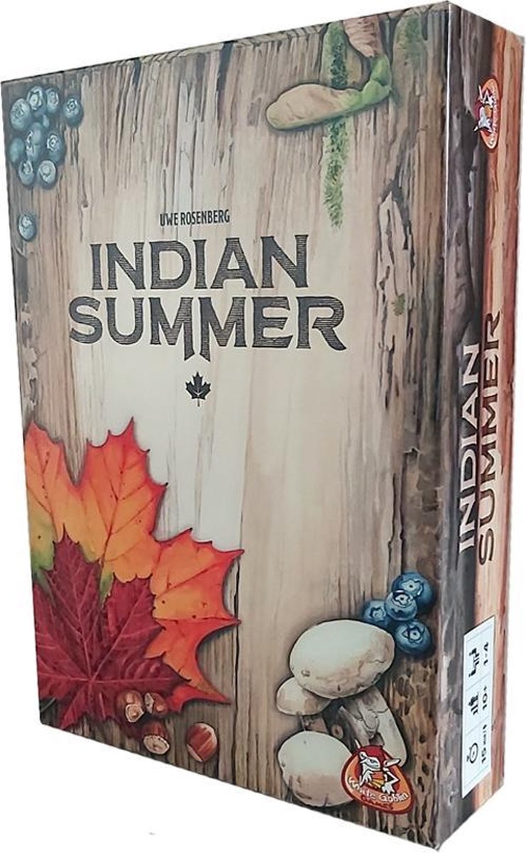 Indian Summer - Bordspel in het Bos - Puzzelspel met Vrolijke Kleuren en Dieren - Boswandeling - Tetris Puzzel - Familiespel - Puzzelen met Schattige Beesten in de Natuur - Familiespel - Van Uwe Rosenberg - Vervolg op Patchwork