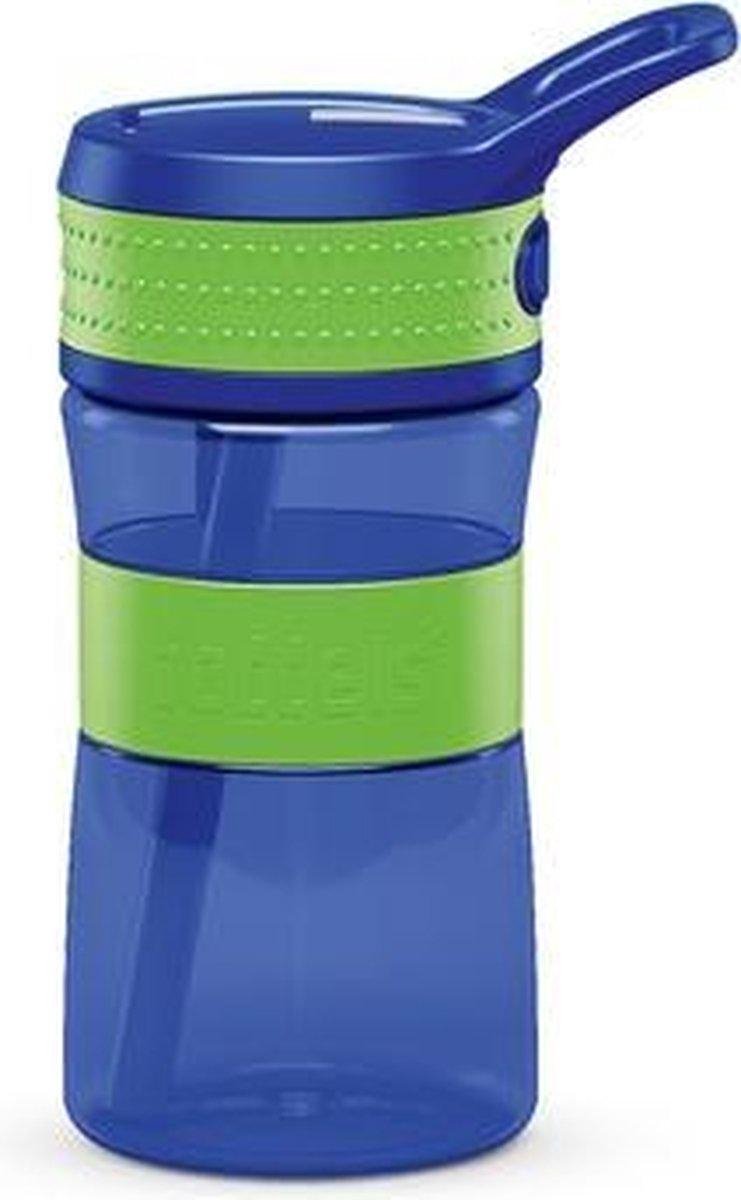 Boddels EEN Drinkfles - 400 ml - Blauw/Groen