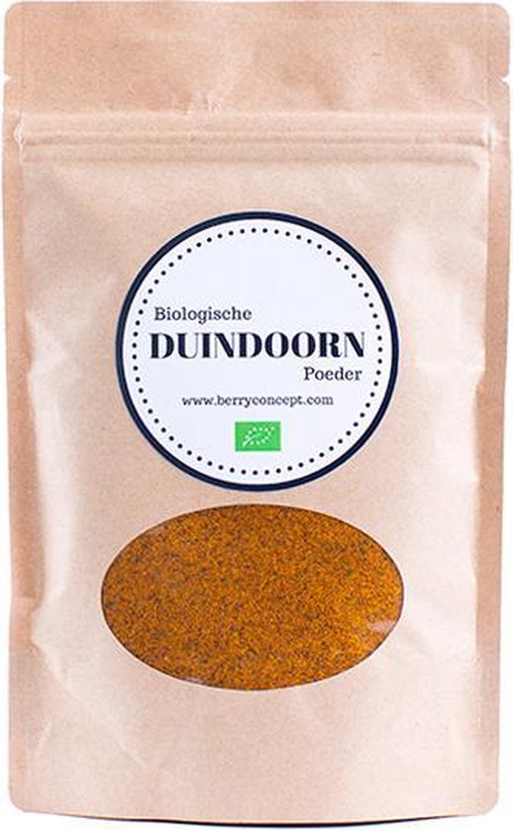 Biologische duindoornbessen poeder 150 gram