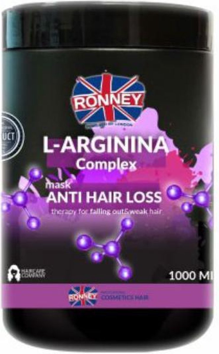 Ronney - L-Arginine Professional Mask Complex Anti Hair Loss Therapy Mask Against Hair Loss 1000Ml