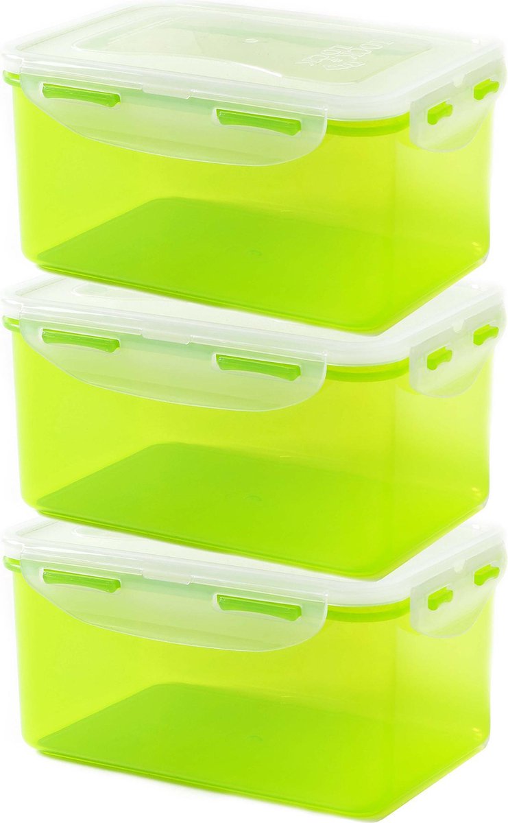 Lock&Lock Vershoudbakjes | Bewaardozen voedsel | Lunchbox - Set van 3 Stuks - 1