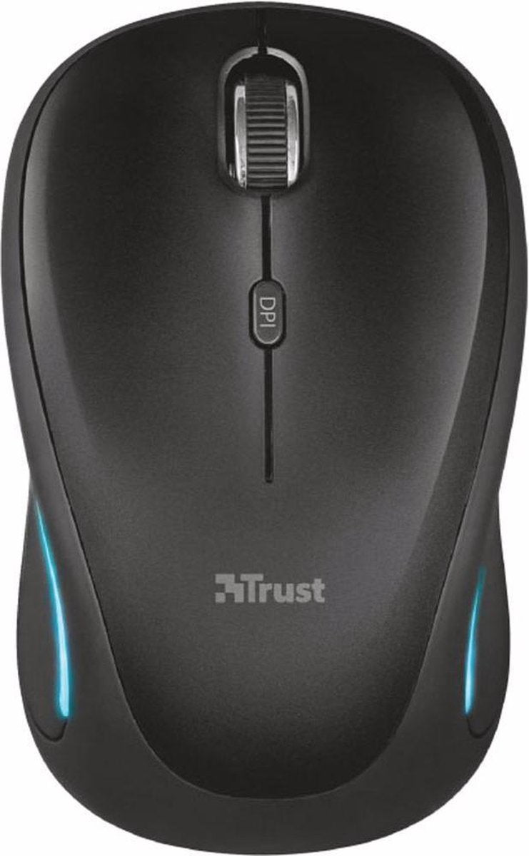 Trust YVI FX DRAADLOZE MUIS ZWART