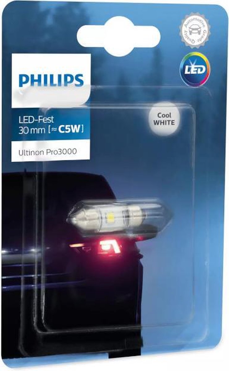 Philips Ultinon Pro3000 C5W 30mm 11860U30CWB1
