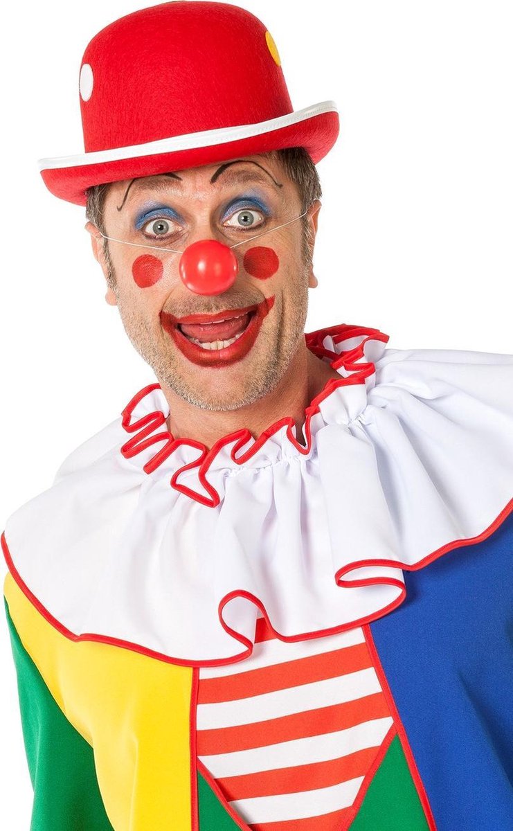 Bolhoed met noppen rood