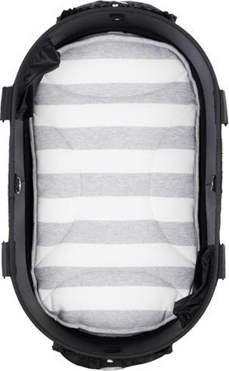Airbuggy mat voor dome2 m streep grijs / wit - 65x31 cm - 1 stuks