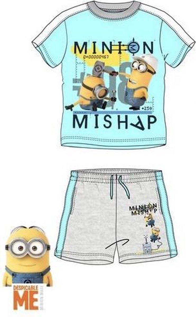 Minions zomer set - Minion Mishap - maat 110/116 (6 jaar)