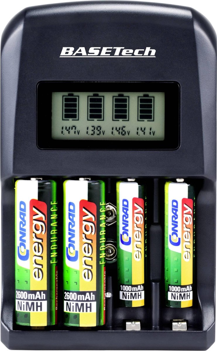 Basetech BTL-4 Batterijlader NiMH