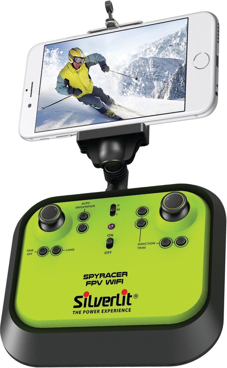 SILVERLIT - Afstandsbediening Spy Racer Wifi Drone - 2.4 Ghz