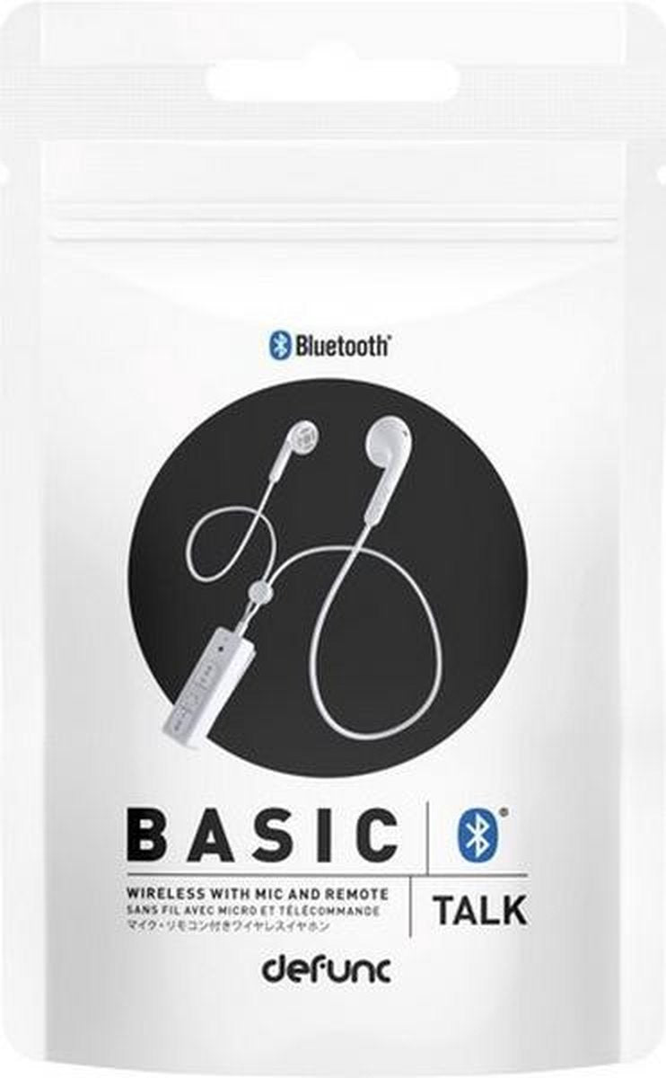 Defunc Basic Draadloze Bluetooth Headset - Wit