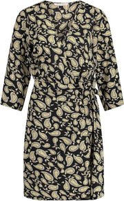 Freebird Odette Paisley Jurk Zwart  dames maat XS