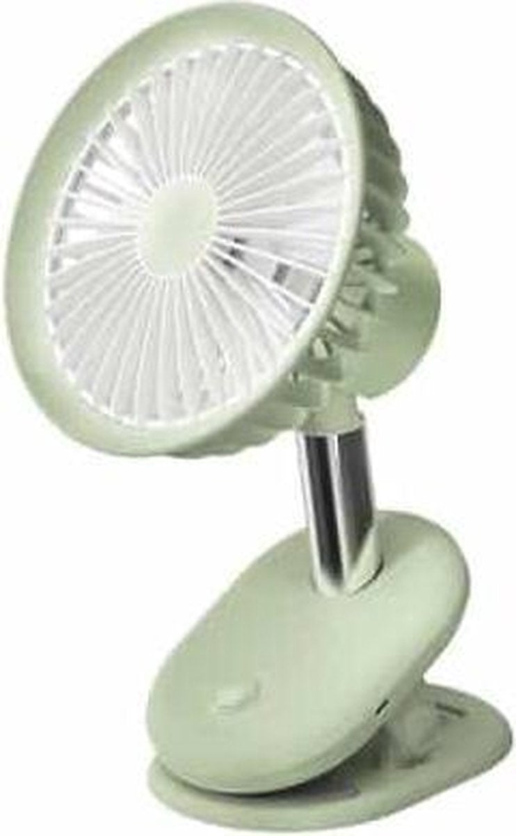 BP35 Clip 360-graden roterende studentenslaapzaal Desktopventilator (groen)
