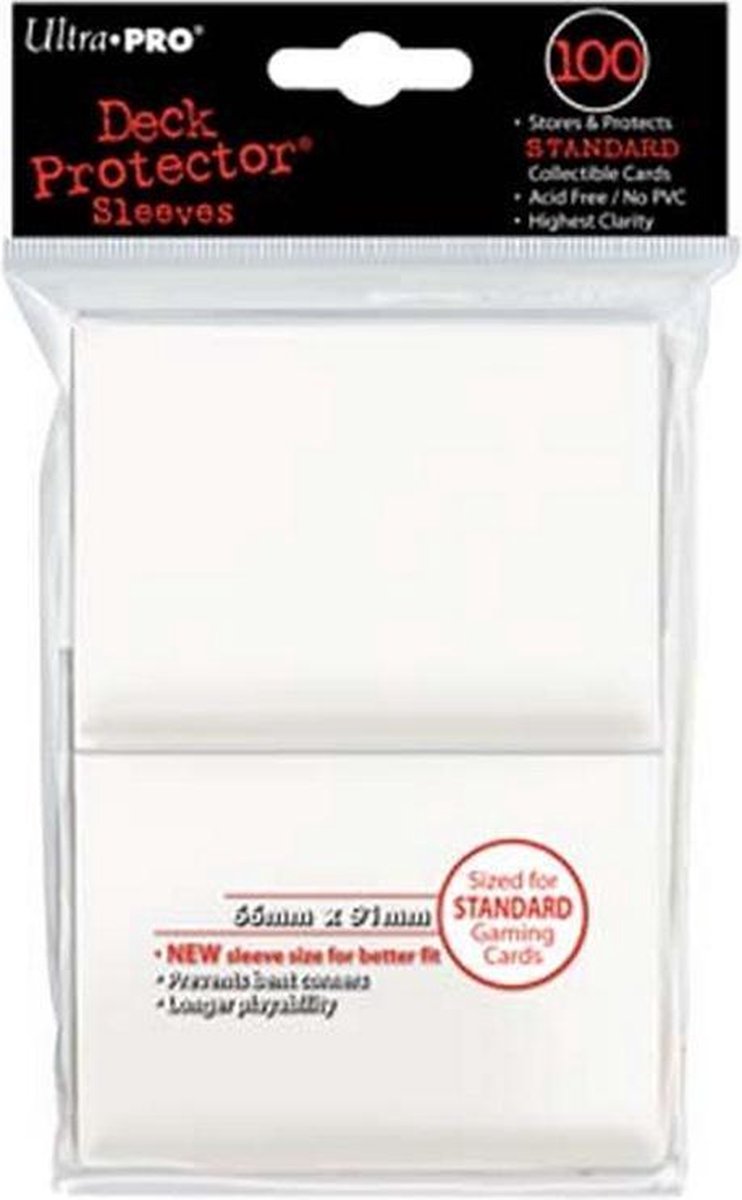 Speelgoed | Kaartspel - Sleeves White Solid 100
